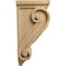 Ekena Millwork 4 1/2"W x 5"D x 10"H Medium Basket Weave Corbel, Cherry CORW04X05X10BWCH - alternate 3